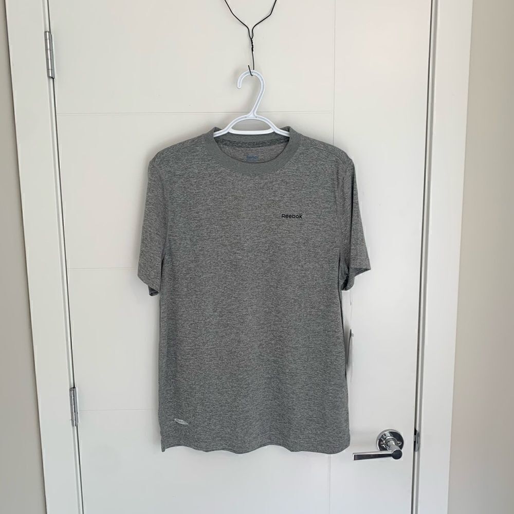 nwt Mens Reebok Performance Grey T-shirt - Picture 6 of 6